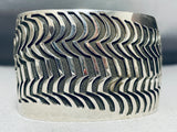 One Of The Most Intricate Solid Sterling Silver Native American Navajo Bracelet-Nativo Arts