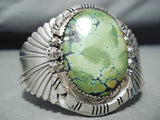 Stunning Navajo Damale Turquoise Sterling Silver Bracelet Native American-Nativo Arts