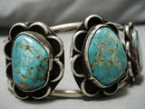 Museum Vintage Native American Navajo Royston Turquoise Sterling Silver Bracelet Old-Nativo Arts