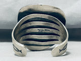 Native American One Of The Biggest Best Ever 160 Gram #8 Turquoise Sterling Silver Bracelet-Nativo Arts
