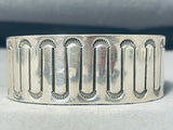 Brilliant Vintage Native American Navajo Sterling Silver Copper Heavy Bracelet-Nativo Arts