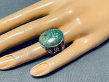 Excellent San Felipe Royston Turquoise Sterling Silver Ring-Nativo Arts