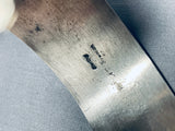 Tremendous Native American Navajo Sterling Silver Cross Bracelet Signed-Nativo Arts