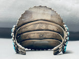 Best Bahe Family Vintage Native American Navajo Turquoise Sterling Silver Bracelet-Nativo Arts