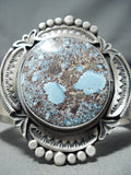 Boyd Ashley Astonishing Native American Navajo Golden Hill Turquoise Sterling Silver Bracelet-Nativo Arts
