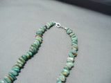 Tremendous Santo Domingo Royston Turquoise Necklace Native American-Nativo Arts