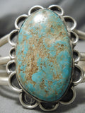 Tremendous Vintage Native American Navajo Royston Turquoise Sterling Silver Bracelet Cuff-Nativo Arts