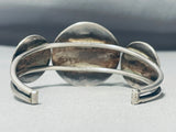 Wheel Of Turquoise Vintage Native American Zuni Turquoise Sterling Silver Shell Bracelet Old-Nativo Arts
