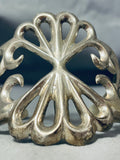 Exceptional Native American Navajo Sterling Silver Bracelet Signed F.l. Begay-Nativo Arts