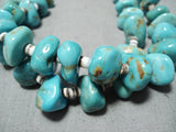 Marvelous Vintage Santo Domingo Royston Turquoise Necklace Native American Old-Nativo Arts