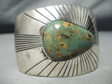 Monstrous Vintage Native American Navajo Royston Turquoise Sterling Silver Bracelet-Nativo Arts