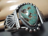 Important Vintage Native American Navajo Royston Turquoise Sterling Silver Bracelet-Nativo Arts