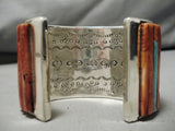 Biggest And Best Native American Navajo Spiny Oyster Turquoise Sterling Silver Bracelet-Nativo Arts