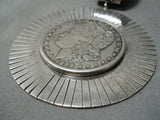 Native American Marvelous Old 1899 Coin Sterling Silver Pendant-Nativo Arts