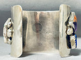 Important Fierro Family Vintage Native American Navajo Turquoise Inlay Sterling Silver Bracelet-Nativo Arts