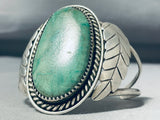 One Of The Best Vintage Native American Navajo Varicite Sterling Silver Bracelet-Nativo Arts