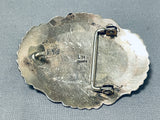 Native American One Of The Most Talented Female Silver Works Artist Turquoise Buckle-Nativo Arts