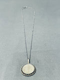 One Of A Kind Vintage Native American Navajo Sterling Silver Dime Necklace-Nativo Arts