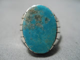 Amazing Vintage Navajo Royston Turquoise Sterling Silver Native American Ring-Nativo Arts