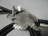 Elaborate Navajo Sterling Silver Bolo Native American-Nativo Arts