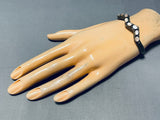 Fabulous Vintage Native American Navajo Pink Shell Sterling Silver Bracelet-Nativo Arts