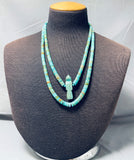 Native American One Of The Best Ever Vintage Santo Domingo Turquoise Heishi Necklace-Nativo Arts