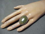 Fabulous Vintage Native American Navajo Royston Turquoise Sterling Silver Ring-Nativo Arts