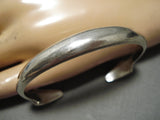 Important Vintage Native American Navajo Ray Tracey Sterling Silver Bracelet Cuff Old-Nativo Arts