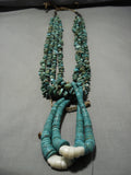Superior Vintage Navajo Royston Turquoise Native American Necklace Old-Nativo Arts