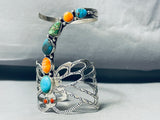 The Best Ever Native American Navajo Dragonfly Turquoise Sterling Silver Bracelet-Nativo Arts