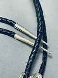 Tremendous Important Native American Navajo Sterling Silver Bolo-Nativo Arts