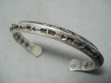 Important Sunny Reeves Vintage Native American Navajo Sterling Silver Bracelet-Nativo Arts