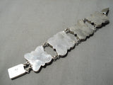 One Of The Best Vintage Native American Navajo Royston Turquoise Sterling Silver Link Bracelet-Nativo Arts