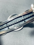 Native American Incredible Vintage Southwest Sterling Silver Coin Bracelet-Nativo Arts