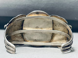 Piece Of History Vintage Native American Navajo Turquoise Sterling Silver Bracelet-Nativo Arts