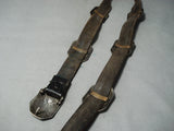 Intricate Vintage Hopi Native American Navajo Sterling Silver Geomtric Concho Belt Old-Nativo Arts