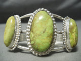 Important Vintage Native American Navajo Orvil Jack Turquoise Sterling Silver Bracelet-Nativo Arts