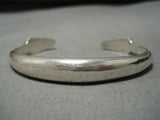 Important Vintage Native American Navajo Ray Tracey Sterling Silver Bracelet Cuff Old-Nativo Arts
