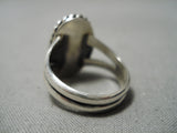 Striking Vintage Navajo Royston Turquoise Sterling Silver Native American Ring-Nativo Arts