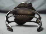 Mind Blowing Vintage Native American Navajo Morenci Turquoise Sterling Silver Bracelet-Nativo Arts