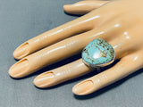 Magnificent San Felipe #8 Turquoise Mine Sterling Silver Ring-Nativo Arts