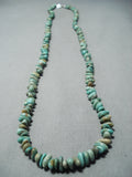 Tremendous Santo Domingo Royston Turquoise Necklace Native American-Nativo Arts