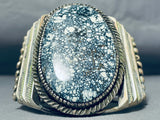 Best Native American Navajo New Lander Blue Turquoise Sterling Silver Bracelet- Wow-Nativo Arts