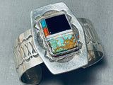 Robby Vandever Vintage Native American Navajo Royston Turquoise Sterling Silver Bracelet-Nativo Arts