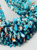 Important Whitegoat Vintage Native American Navajo Turquoise Heishi Necklace-Nativo Arts