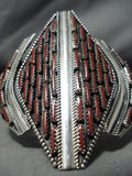 Cel Yazzie Vintage Native American Navajo Sterling Silver Bracelet-Nativo Arts
