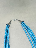 Tubes Of Denim Lapis Native American Navajo Sterling Silver Necklace Wow-Nativo Arts