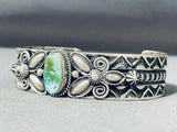 The Best Vintage Native American Navajo Andy Cadman Damale Turquoise Sterling Silver Bracelet-Nativo Arts