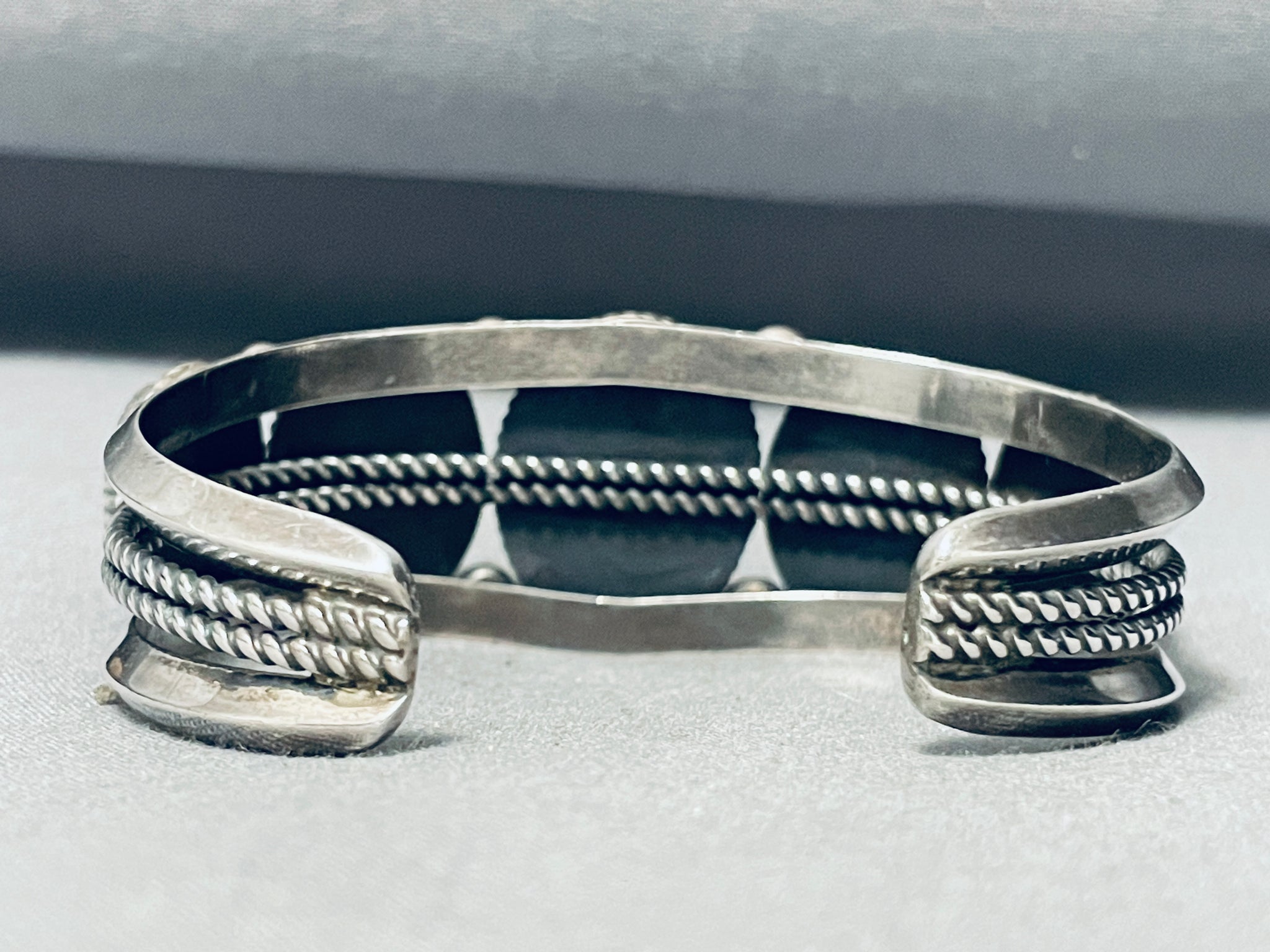One Of The Best Vintage Native American Navajo Sponge Coral Sterling S ...