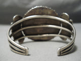 Opulent Vintage Native American Navajo Carico Lake Turquoise Sterling Silver Bracelet Old-Nativo Arts